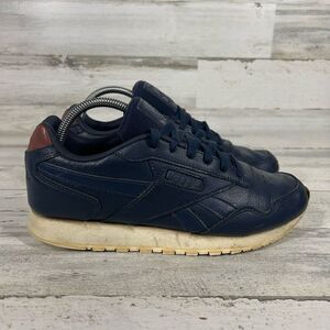 Reebok Mens Classic Harman Run Sneaker Vector Navy Casual Shoes Lace Up‎ Size 8